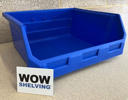 FACTORY CLEARANCE plastic parts storage lin bins boxes garage workshop Blue Grey — image 5