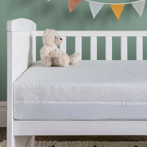ECO Cool Touch Technology Baby Toddler Cot Bed Mattress + Cool Touch Cot Pillow — image 1