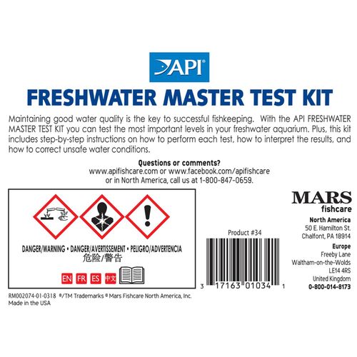 API 800 Test Freshwater Aquarium Water Master Test Kit — image 6