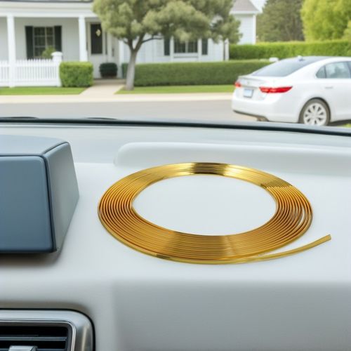 Set of 2 Car Air Outlet Decorative Strip Vent Trim Auto Conditioning — image 5