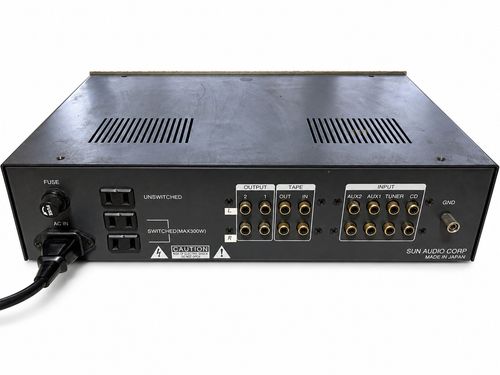 SUN AUDIO SVC-200 Tube Preamplifier ECC82x2 4Input 2Output Tested Same Day Ship — image 7