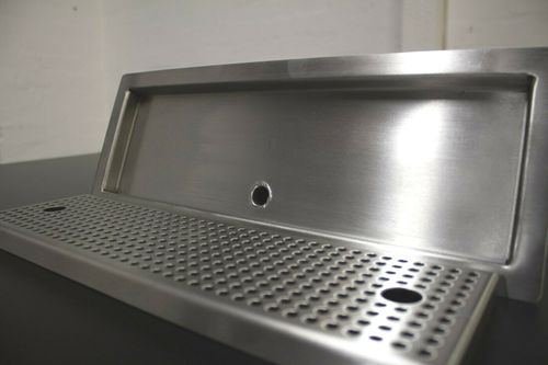 400mm Stainless Steel Sit In Drip Tray With Perforated Insert — image 4