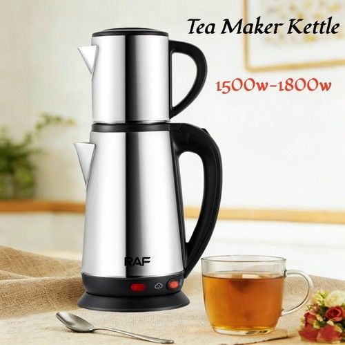 Tea Kettle 1500-1800 Watt Tea Maker Kettle Tea Maker Water Kettle Tea,1.8L +0.8L