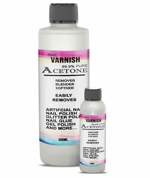 99.9% Pure Acetone Superior Quality Nail Polish Remover UV/LED GEL Soak Off  — image 1