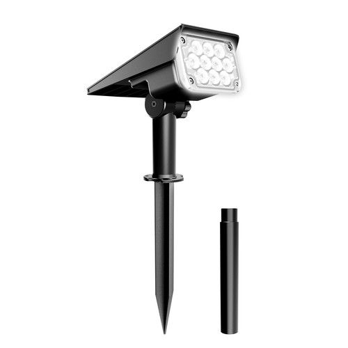 T-SUN LED Garden Solar Spot light Outdoor Yard Path Lamp Ground Spike Lights UK