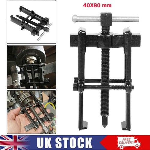 4"  2 Jaw Gear Pulley Bearing Puller Remover Hand Tool Small Leg Mechanics Kit