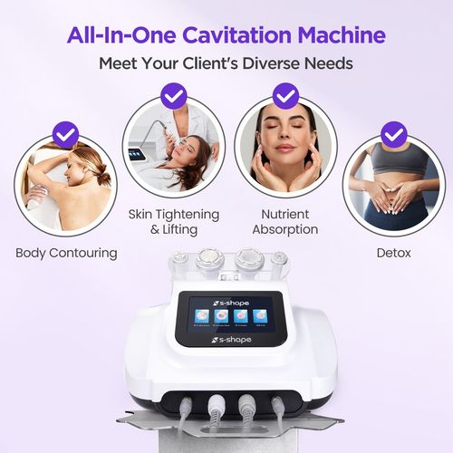 S-SHAPE 4 in 1 30K RF Cavitation 3.0 Machine Body Massage Skin Facial Care UK — image 3