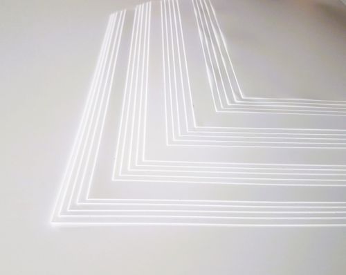 Plasticard Sheet White Matt High Impact Polystyrene HIPS 0.25 0.50 0.75 1mm — image 12