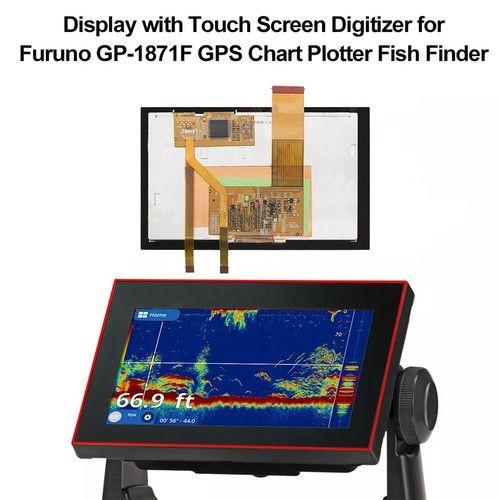 LCD Display with Touch Screen for Furuno GP-1871F GPS Chart Plotter Fish Finder