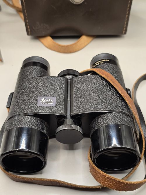 Leitz Wetzlar Fernglas TRINOVID 8x32 150 m /1000 m Binoculars + Case. — image 5