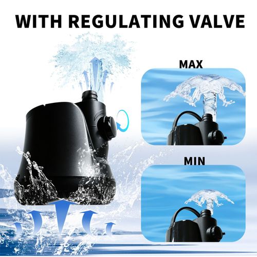 Water Pump 4500 Litres/hr  Submersible Fish Tank Aquarium Feature Pond Fountain — image 4