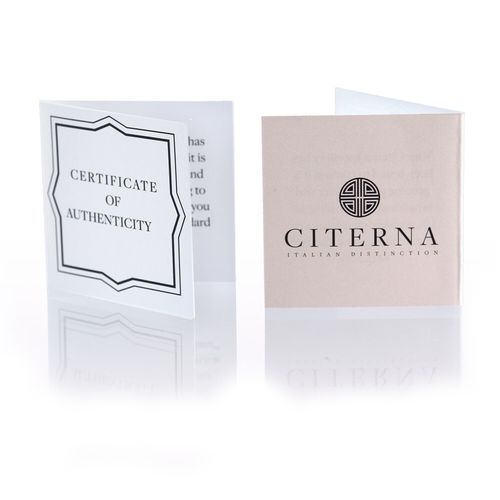 Solid 9ct Yellow Gold Oval Hoop Earrings 20mm Long by Citerna — image 2
