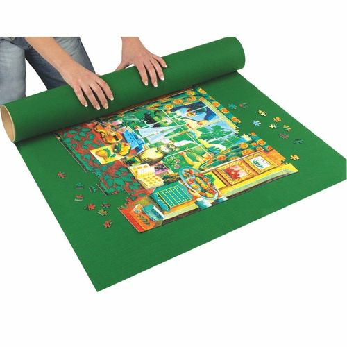 Jigsaw Puzzle Roll Up Rolling Mat Hard Storage Tube & Straps Up To 1500 Pieces — image 1