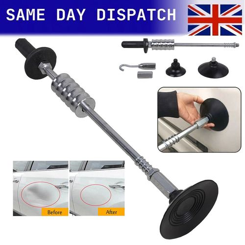 Air Pneumatic Dent Puller Car Auto Body Repair Suction Cup Slide Tool Hammer Kit — image 1