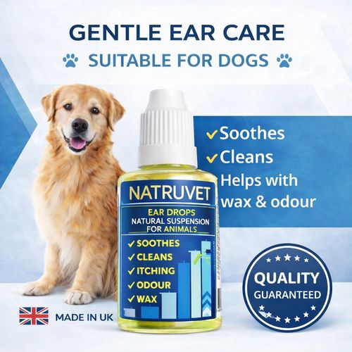 *MAX STRENGTH* Dog Ear Drops STOP Shaking Ears Itching Mites Odour Wax 30ml — image 9