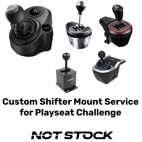 Custom-Made to Order Shifter Mount for Playseat Challenge