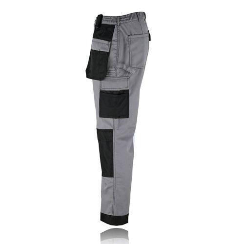 Men's Cargo Trousers Work trouser knee pad pocket Black Grey Heavy duty Pants — image 2