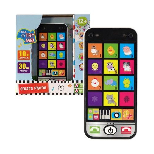 Toddler Smart Phone Baby Music Learning Toy  Game With Light Mobile Pretend Play