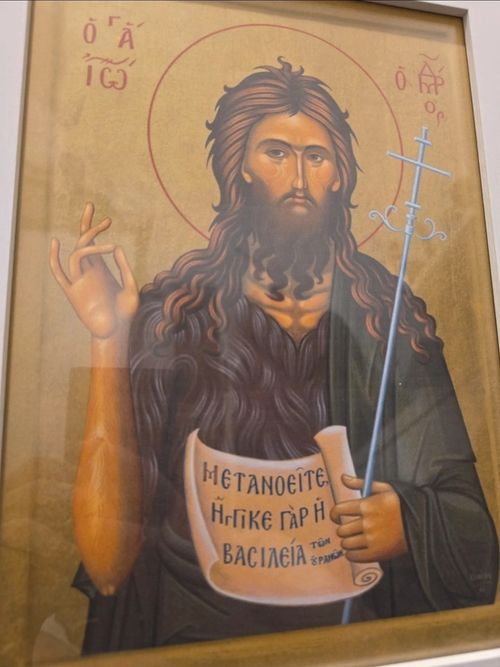 Saint John the Baptist Icon With Glass Frame — image 4