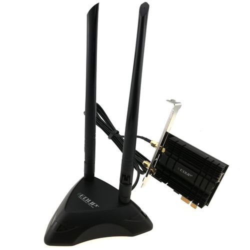 AX3000 Desktop PC PCIe Wireless Network Adapter WiFi 6 Bluetooth Card Gigabit — image 1