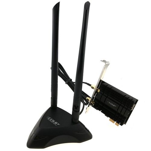 AX3000 Desktop PC PCIe Wireless Network Adapter WiFi 6 Bluetooth Card Gigabit