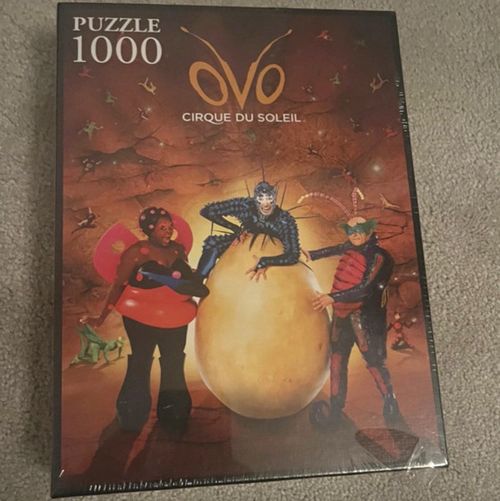 Cirque du Soleil OVO 1000-Piece Interlocking Cardboard Jigsaw Puzzle Art Theme — image 1