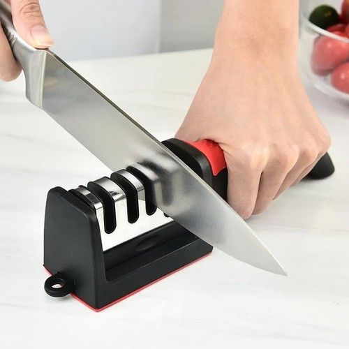 4 Stages Knife Sharpening Kitchen Blade Tool Sharp Professional Knife Sharpener