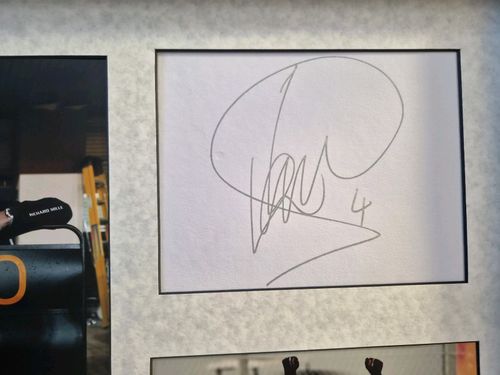 Lando Norris Signed Large Framed Formula 1 Presentation, F1, Mclaren *COA* — image 3