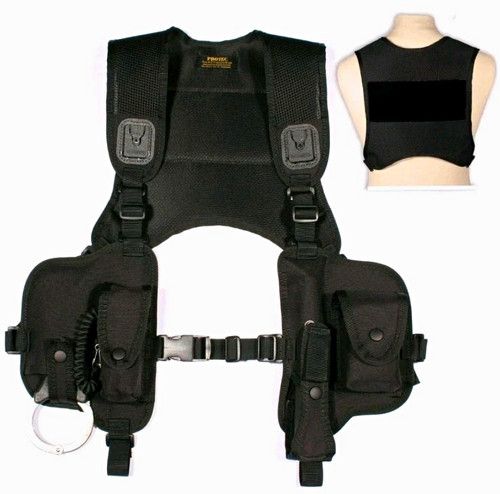 CONDOR RONIN TACTICAL POLICE CARRIER AIRSOFT VEST COMBAT MOLLE CHEST RIG BLACK