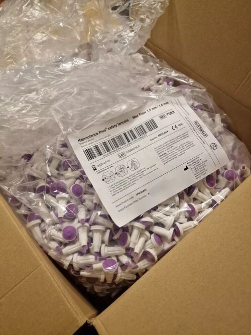 Pack of 100x Single Use Safety Lancet Max Flow 15G ( 1.5mm Thick , 1.6mm Depth ) — image 5