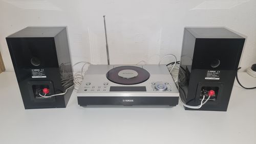 Yamaha CRX-TS20 CD Receiver Hi-Fi System NX-TS20 Speakers Remote Tested Working — image 13