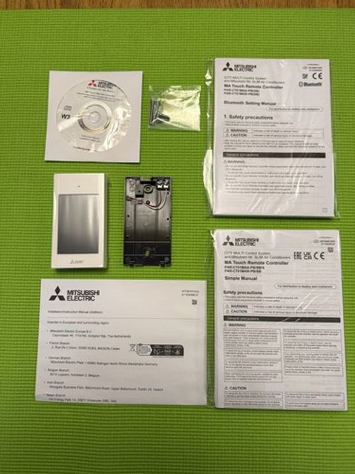 Mitsubishi Air Conditioning MA Touch Remote Controller, PAR-CT01MAA-SB