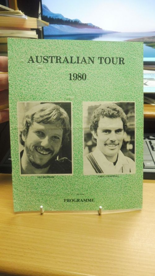 Australian Tour Souvenir Programme 1980 — image 1