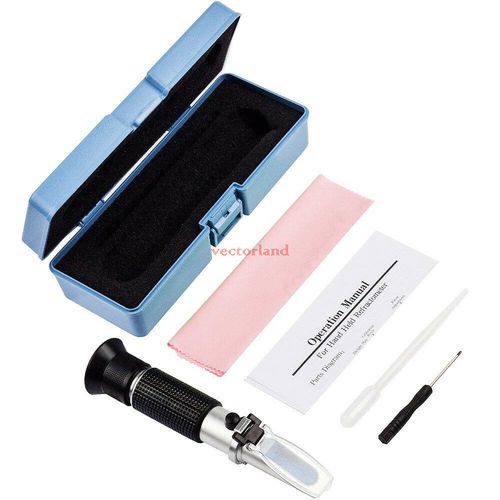 Portable Beer Wine 0-32% Brix Refractometer Fruit Juice Tester Sugar UK — image 5