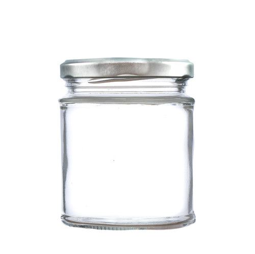 96 x 190ml Round Glass Jam Jars Lids Preserves Honey Pickle Chutney 8oz Deluxe