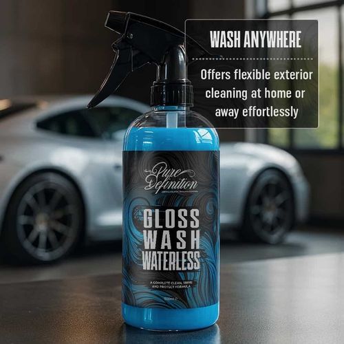Car Waterless Wash & Wax Kit Gloss Shine Carnauba Wax Showroom Cleaner Cleaning — image 2
