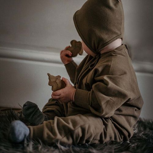 The Simple Folk Sweatshirt Organic Cotton Brown Soft Long Sleeve — image 2