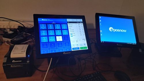 Epos Now C15 C-Series POS System Touchscreen w/ 2 Thermal Receipt Printers (Win) — image 2