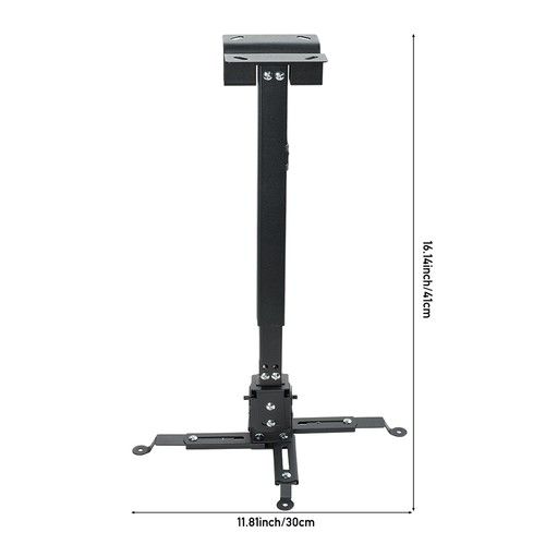 Heavy-Duty Universal Projector Ceiling Wall Mount Bracket Holder Tilt Extendable