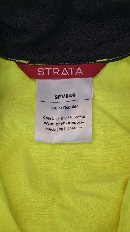 STRATA Electric Arc Flash Hi-Vis Coverall (M-Regular) — image 5