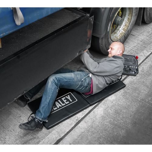 Sealey Folding Mechanic's Work Mat Garage Kneeling DIY Seat Workshop — image 9