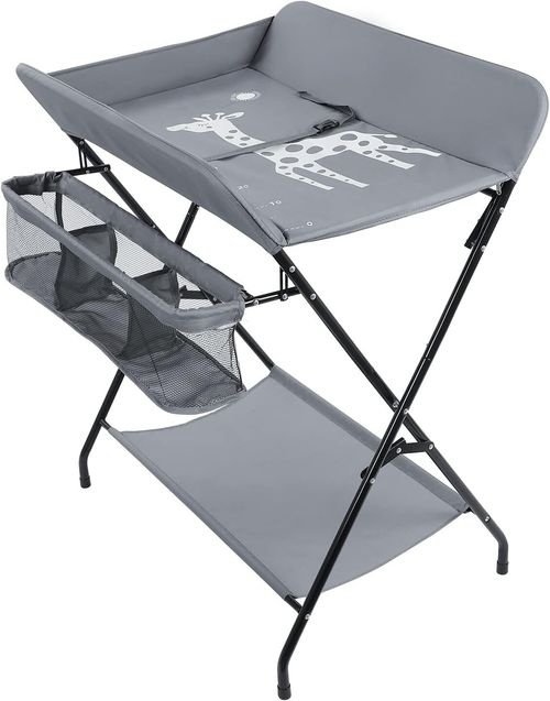 Folding Baby Changer Unit Changing Organizer Table Nappy Diaper With Storage — image 21