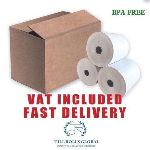 Thermal Till Rolls 80 x 80mm 60 rolls pos epos Cash Registers BPA FREE