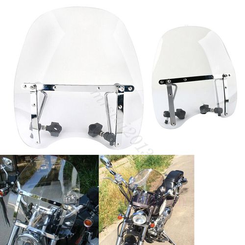 Motorbike Wind Screen Deflector Windscreen Motorcycle Front Windshield Universal — image 1