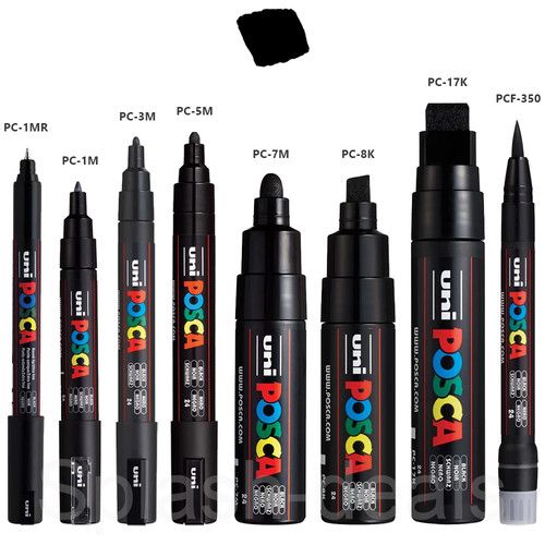 Uni Posca Paint Marker Art Pens - Waterproof Paint Pens - All Sizes & Colours