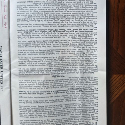 FA CUP FINAL PROGRAMME 1957 Aston Villa v Manchester United - score noted inside — image 5