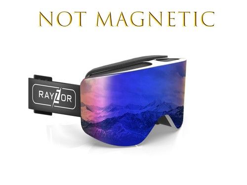 Rayzor Ski Goggles Snowboard Goggles UV400 Anti Fog Vented Lens RRP £69