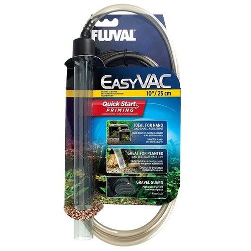 Fluval Easy Clean Vacuum Aquarium Gravel Siphon Water Cleaning Fish Tank Syphon