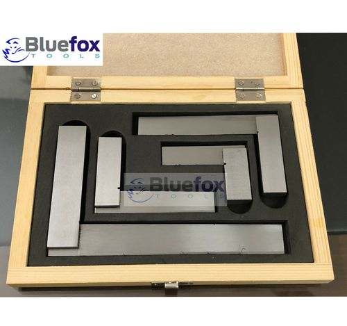 📐 4-Piece Engineers Square Set 2", 3", 4" & 6" | Machinist Try Squares | Wooden — image 3