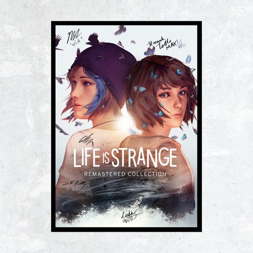 LIFE IS STRANGE VIDEO GAME FULL CAST SIGNED AUTOGRAPH POSTER PRINT A5 A4 A3